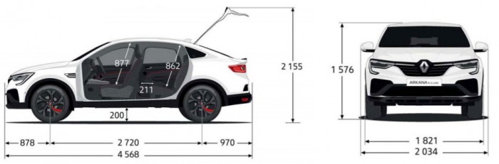 Szegény ember X4-ese: Renault Arkana hibrid 1