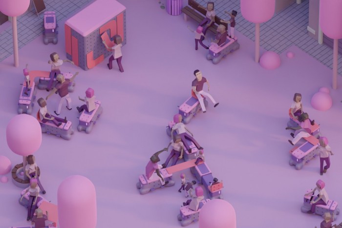 Ez a robogó valójában egy pad 1