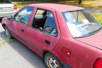 Olyan rég parkol Miskolcon egy Suzuki, hogy kinőtt belőle egy növény