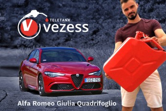 Élménydús fogyasztó - Giulia Quadrifoglio a Teletankban!