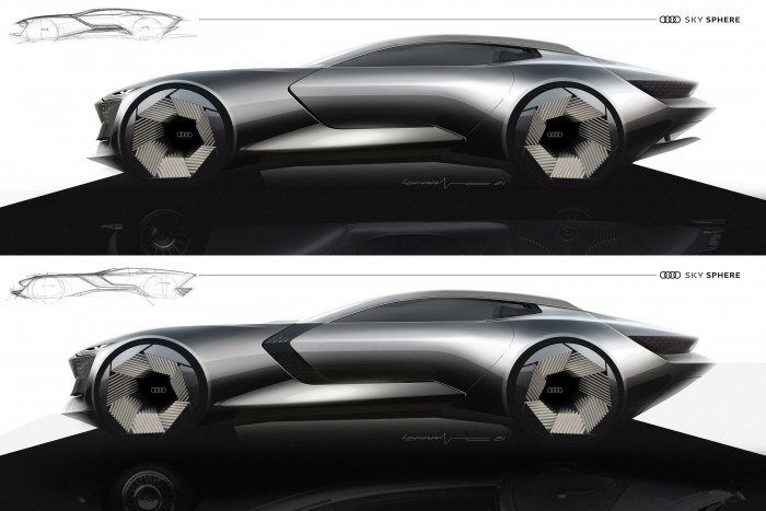 Két autó egyben az Audi villanykabriója 8