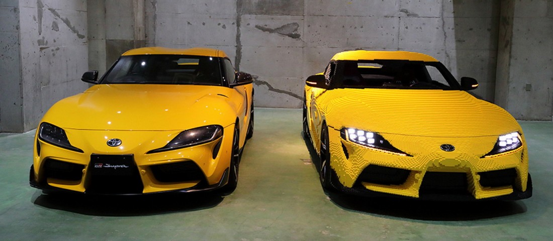 Vezethető életnagyságú Supra épült Legóból