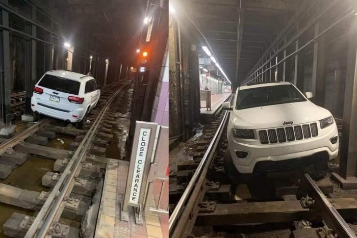 1965-ben sem volt jó ötlet villamosalagútba hajtani autóval, és most sem 1