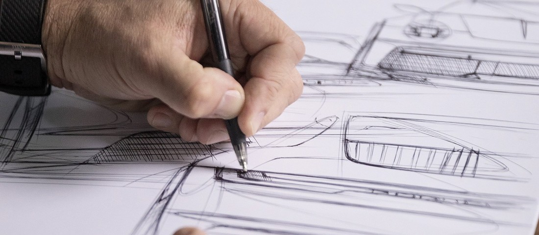 Egyetlen, digitális példányban létező Porsche-skiccet árvereznek el