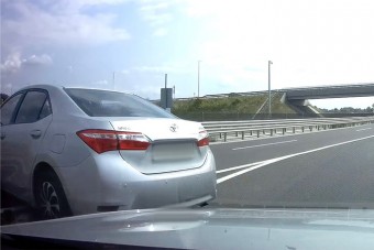 Olyat vettek fel az M30-as felhajtójánál, amire nincsenek szavak