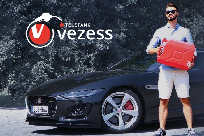 V8 kompresszorral mennyit kér 100-on? – Jaguar F-Type a Teletankban!
