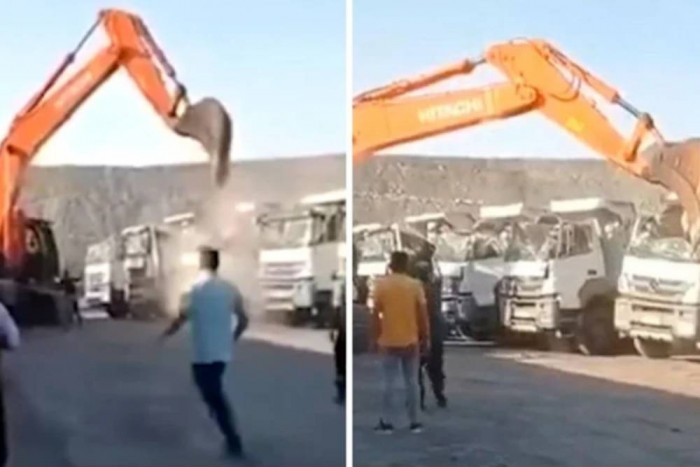 Kemény bosszút állt a markolókezelő, amiért nem kapta meg a fizetését