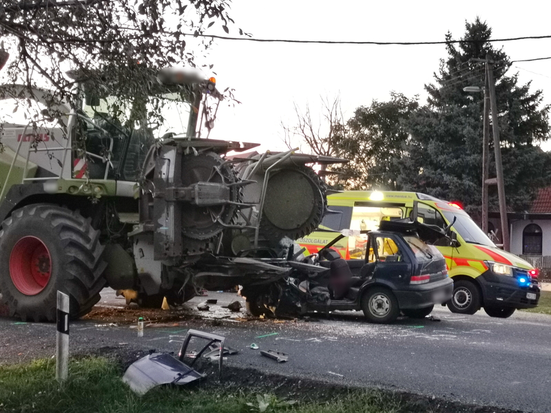 Silozógép és Suzuki ütközött Pácsonyban, az eredmény pont olyan súlyos, mint gondolod 1