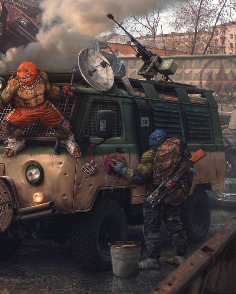 Így néznének ki gyerekkorunk kedvenc mesehősei egy orosz roncstelepen 7