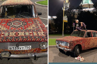 Egy orosz srác valódi varázsszőnyeget fabrikált az öreg Zsiguliból