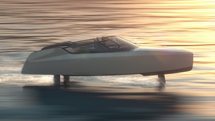 Ez a futurisztikus csónak akár 70 km/órával is repülhet a víz felett 1