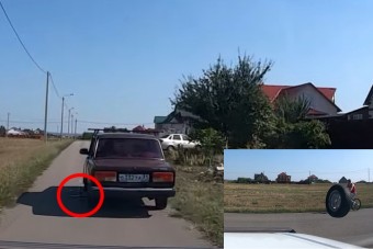 Elszabadult a kerék, csupa tanulság a róla készült videó