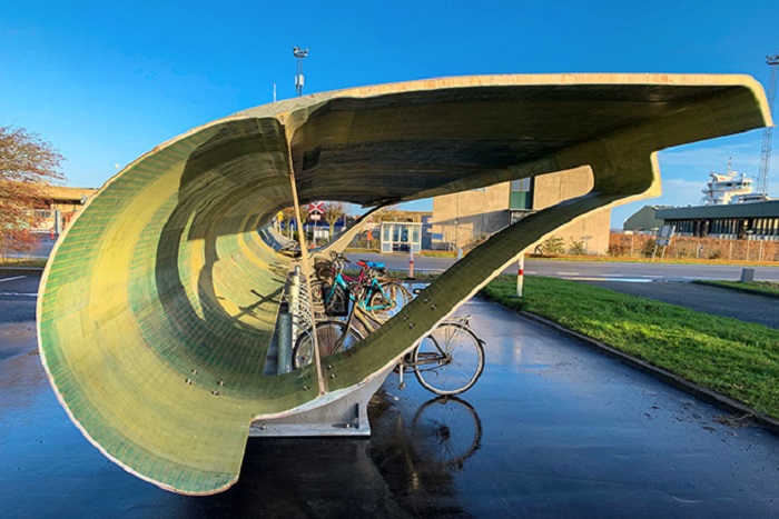 Nálunk sosem épül ilyen biciklitároló