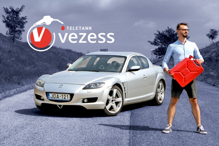 Benzin-, olaj- és pénztemető élményautó – Mazda RX-8 a Teletankban!