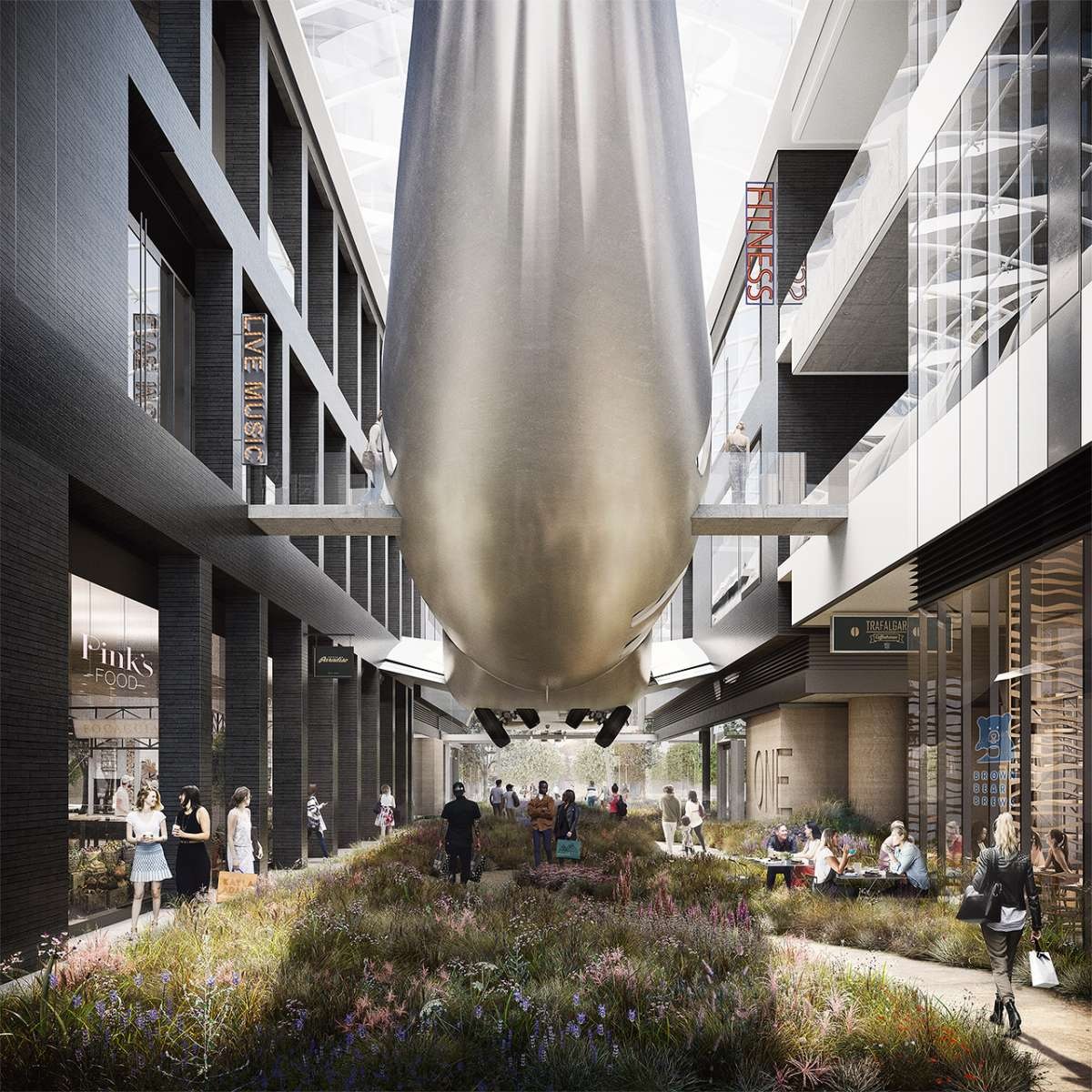 Felhőkarcolóba építik az utasszállító repülőt 1