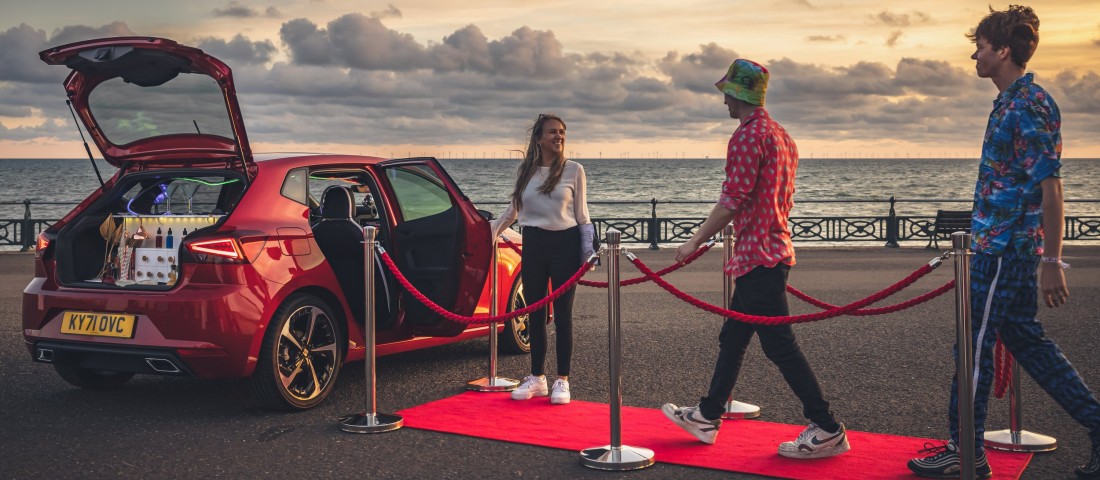 Partiautót építettek a Seat Ibizából