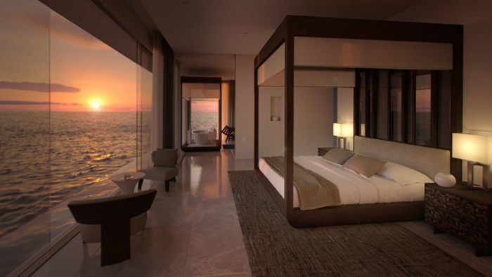 Álomszerű szállás öt méterrel a vízszint alatt a Maldív-szigeteken 2