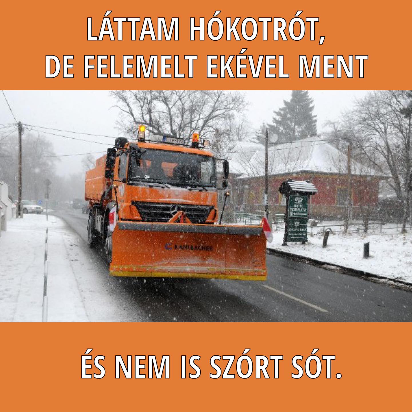 Magabiztos Facebook-poszttal üzen hadat a Magyar Közút a télnek 3