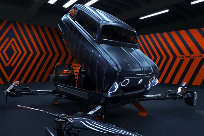 Óriásdrón készült a Renault 4-esből 6