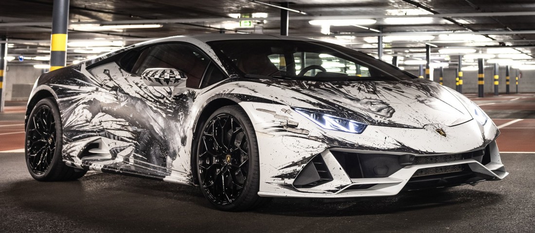 Pusztító festést kapott ez a Lamborghini