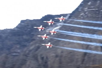 Ez a világ legmenőbb vadászgép-bemutatója, ami valójában egy hadgyakorlat