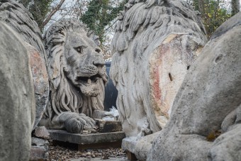 Megmossák a leghíresebb magyar oroszlánokat 