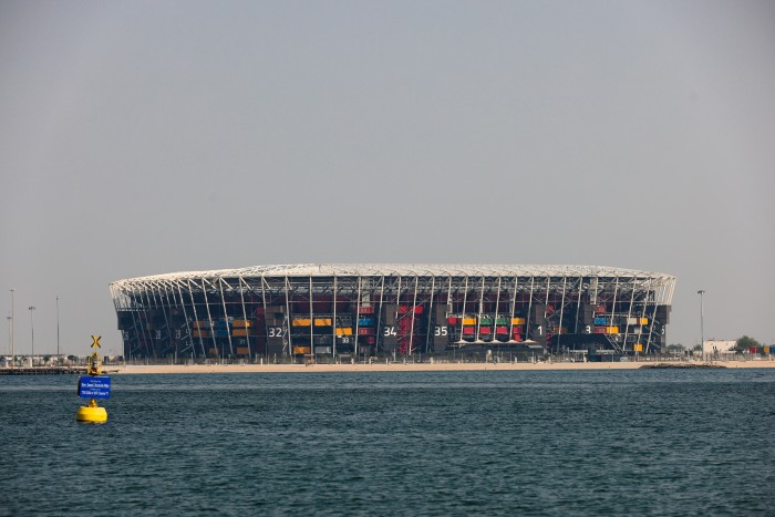 Konténerekből épült a katari foci-vb egyik stadionja