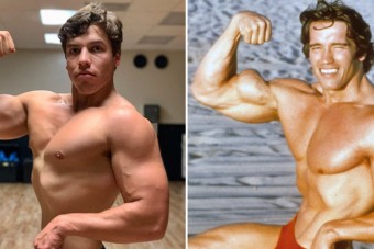 Schwarzenegger fia egyre jobban hasonlít az apjára 
