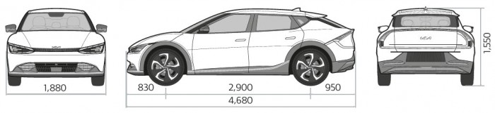 Itt a második, tisztán elektromos Kia, az EV6 1