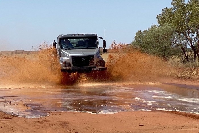 Kenguruk földjén is megjelent az orosz technika 1