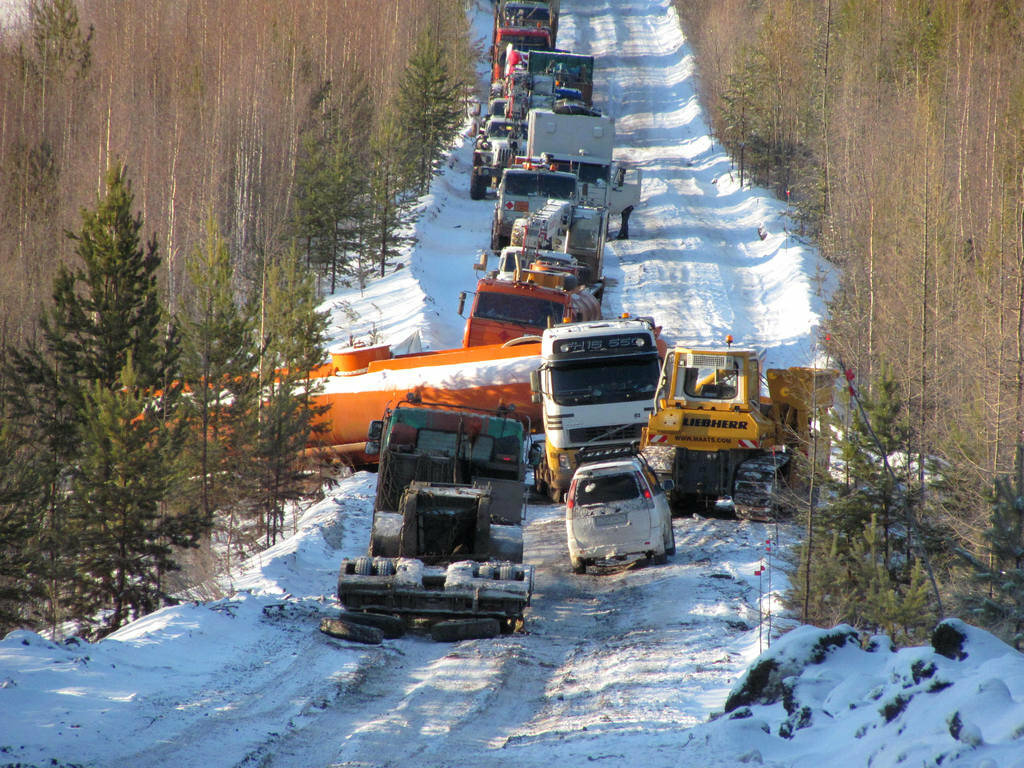 Élet-halál harc közlekedni a kőkemény orosz télben 5