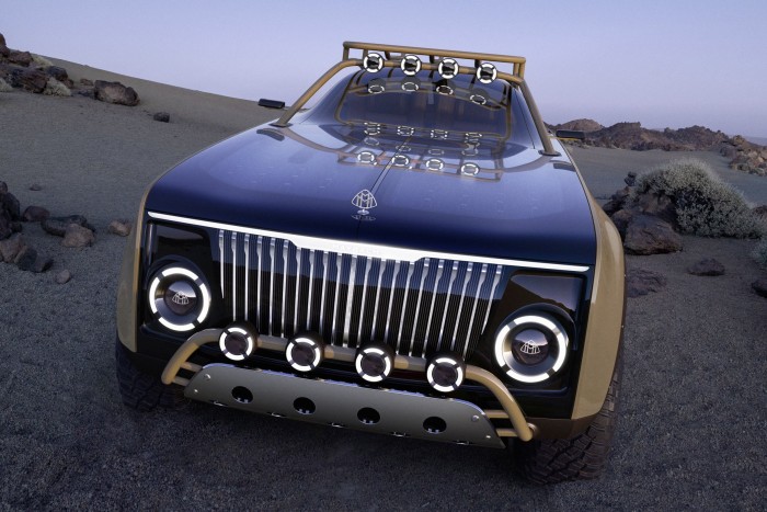 Bizarr luxusautóval gyászolja partnerét a Mercedes 6