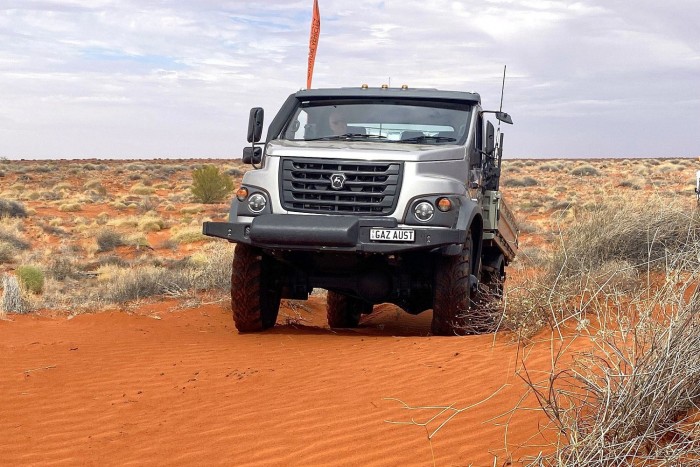 Kenguruk földjén is megjelent az orosz technika