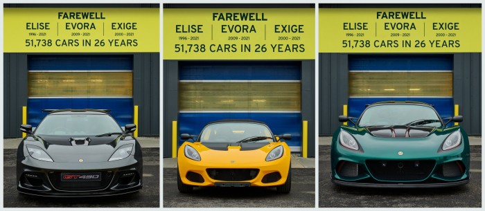 Összes klasszikus típusát nyugdíjazta a Lotus 1