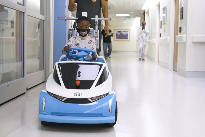 Csak beteg gyerekek vezethetik ezt az autót