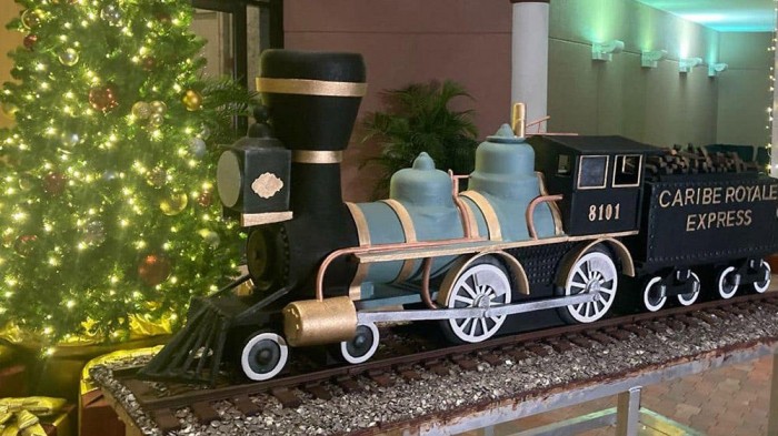 Teljes egészében csokiból készült ez a vonat 1