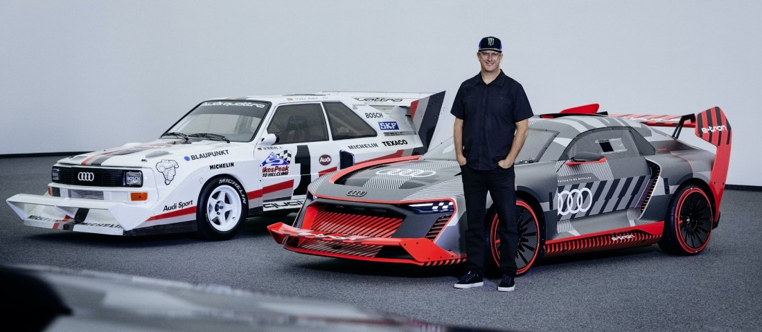 Elektronokkal szántja fel a betont Ken Block