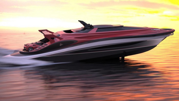 Egy Ferrarinak is jutott parkoló ebben az olasz álomjachtban 3