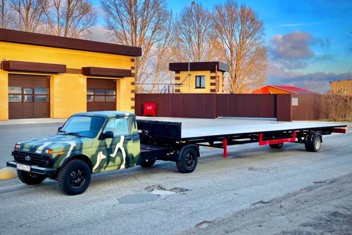 Nem tudjuk, mire lesz jó, de már van Lada Niva nyerges vontató 3