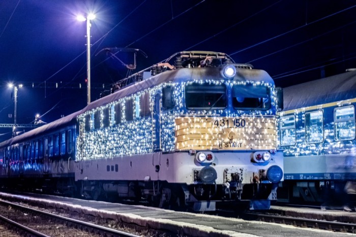 Különleges ünnepi szerelvény közlekedett a magyar vasútvonalakon