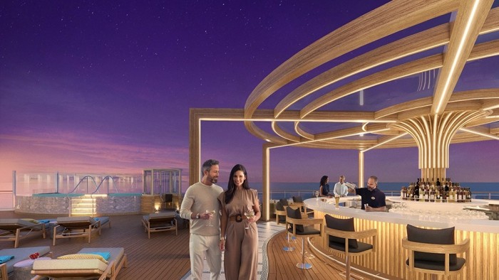 Gokartpálya és óriáscsúszda is lesz az épülő luxushajón 5