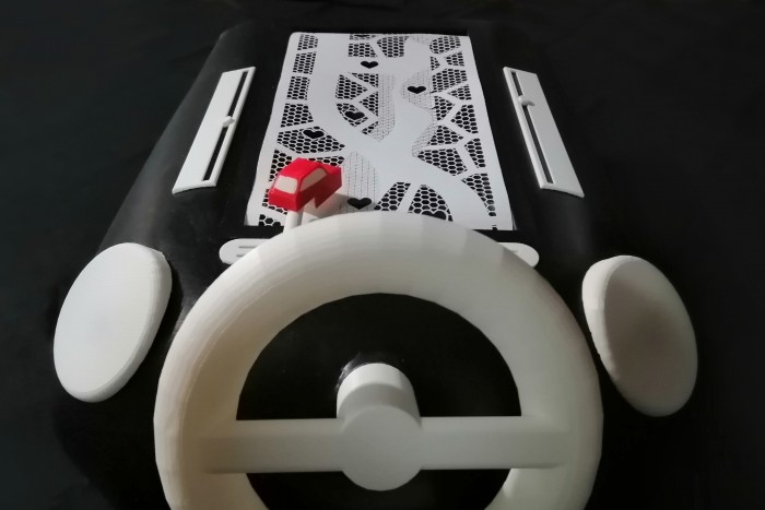 Vak gyerekeknek készítettek autószimulátort