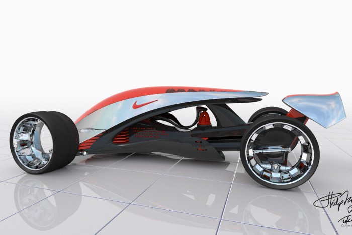 Feltámasztják a Nike futurisztikus versenyautóját