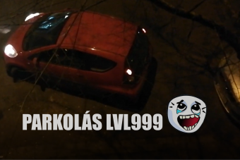 A sofőrrel együtt égett a kuplung, pedig az autó kicsi, a parkolóhely nagy