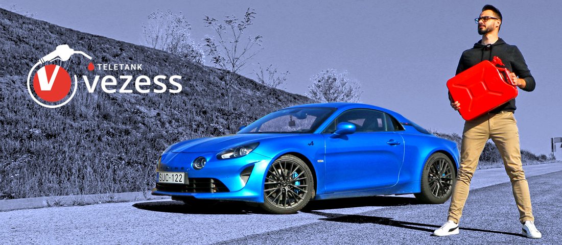 Vérbeli sportautó takarékos motorral? Alpine A110 S a Teletankban!