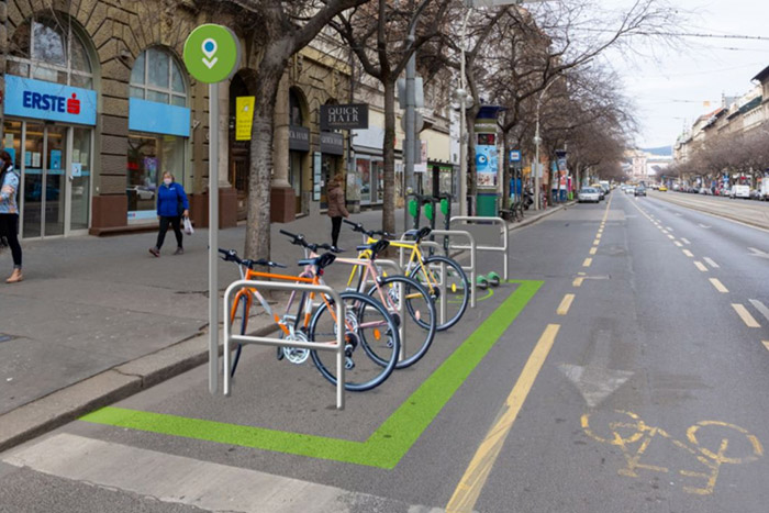 Kötelező rollerparkolók jönnek Budapesten