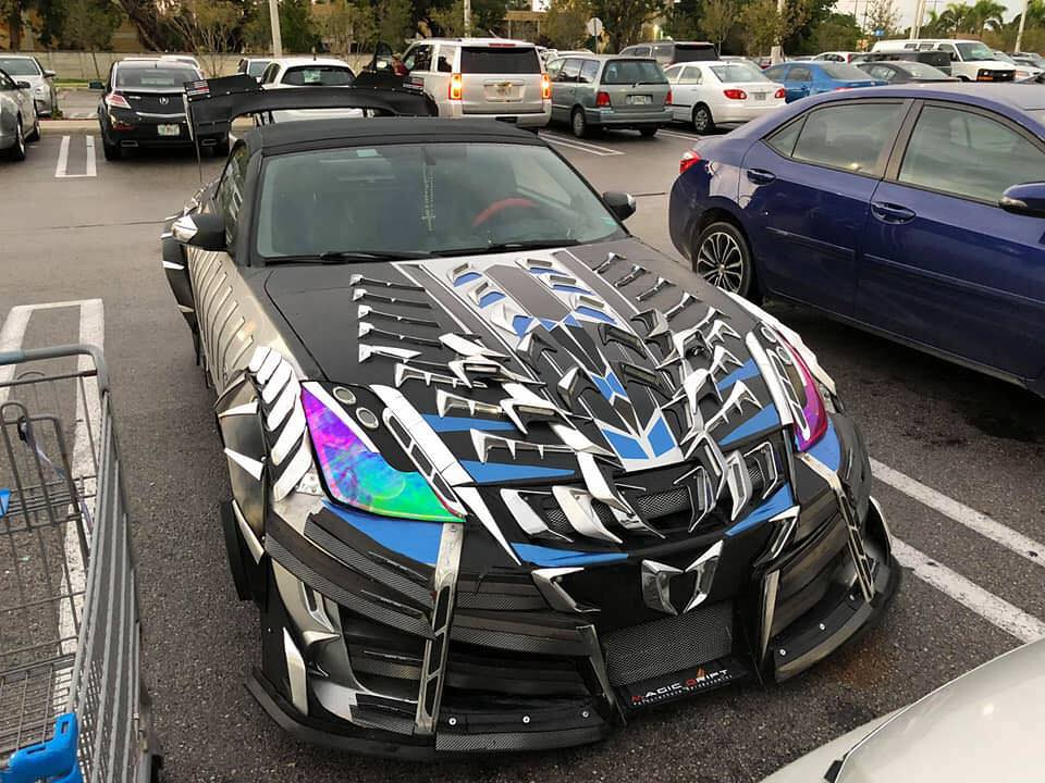 Nézd ahogy szép lassan egy szemgolyót égető tuningszörny lesz ebből a Nissanból 1