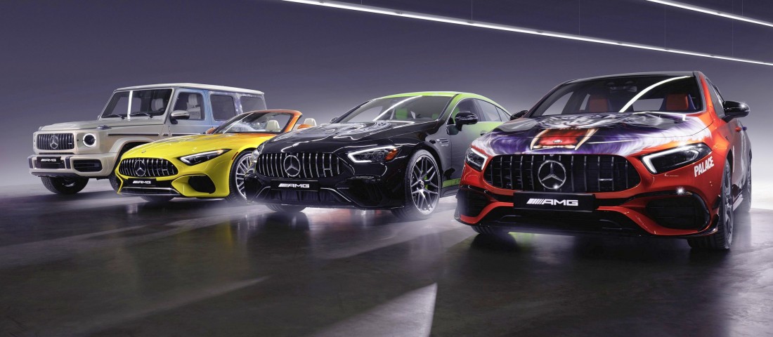 Divatcég színezte ki a Mercedes sportautóit