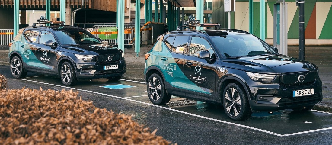 Vezeték nélkül töltik az elektromos Volvókat