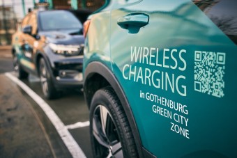 Vezeték nélkül töltik az elektromos Volvókat